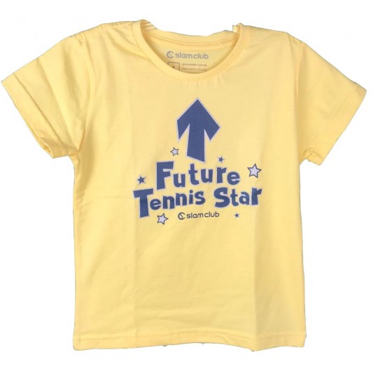 CAMISETA SLAMCLUB FUTURE TENNIS STAR - AMARELO